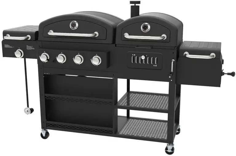 smoke hollow 4-in-1 lp gas charcoal smoker searing bbq grill model ps9900